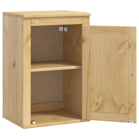 vidaXL Cabinet with Shelf Honey 40 x 32 x 60 cm Solid Pine Wood