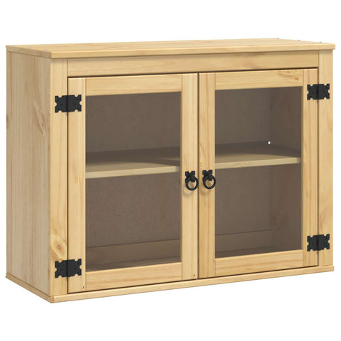 vidaXL Cabinet with Shelf Honey 80 x 32 x 60 cm Solid Pine Wood