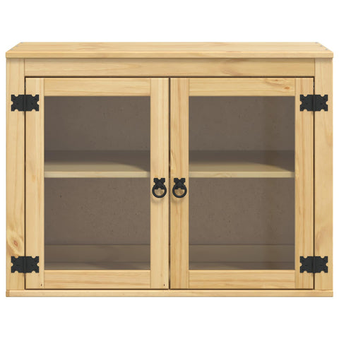 vidaXL Cabinet with Shelf Honey 80 x 32 x 60 cm Solid Pine Wood