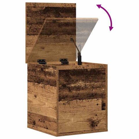 vidaXL Storage Box Old Wood 40 x 42 x 46 cm Engineered Wood