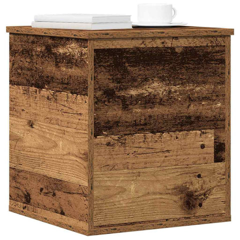 vidaXL Storage Box Old Wood 40 x 42 x 46 cm Engineered Wood