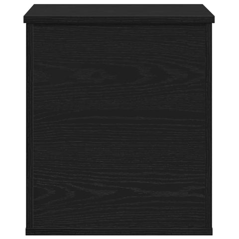 vidaXL Storage Box Black Oak 40 x 42 x 46 cm Engineered Wood