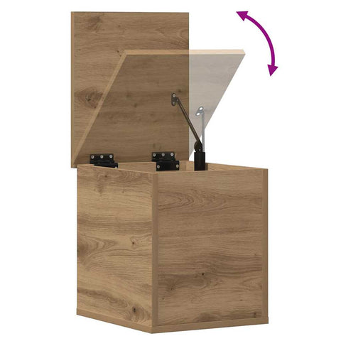 vidaXL Storage Box Artisan Oak 30 x 35 x 35 cm Engineered Wood