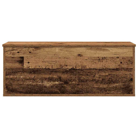 vidaXL Storage Box Old Wood 90 x 35 x 35 cm Engineered Wood