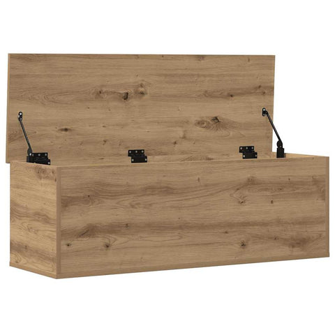 vidaXL Storage Box Artisan Oak 102 x 35 x 35 cm Engineered Wood