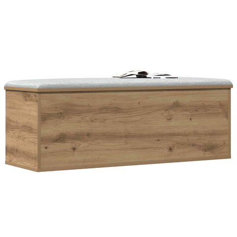 vidaXL Storage Box Artisan Oak 102 x 35 x 35 cm Engineered Wood