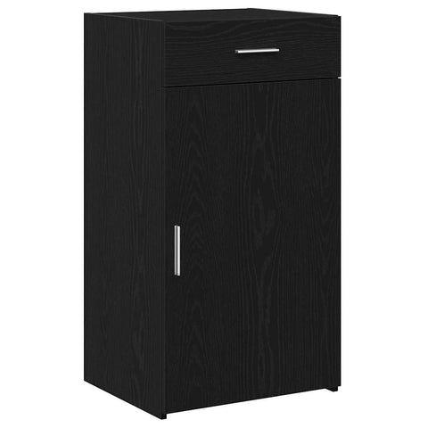vidaXL Sideboard Black Oak 30x42,5x93 cm Engineered Wood