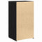 vidaXL Sideboard Black Oak 30x42,5x93 cm Engineered Wood