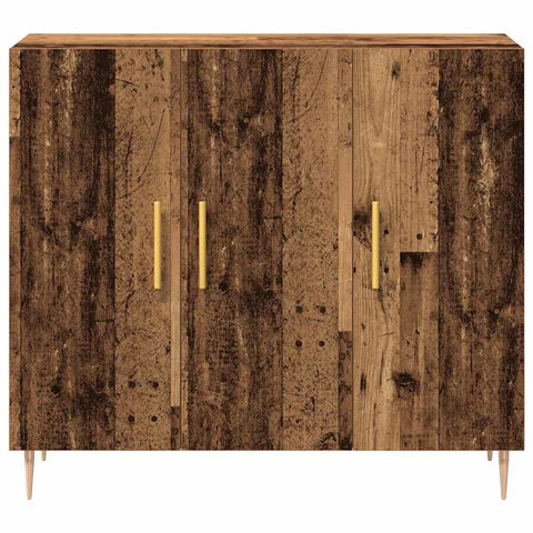 vidaXL Sideboard Old wood 90 x 34 x 80 cm Engineered wood