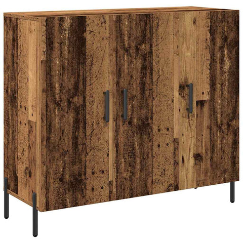 vidaXL Sideboard Old wood 90 x 34 x 80 cm Engineered wood