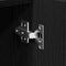vidaXL Black Oak Sideboard 90x34x80 cm Made of Engineered Wood
