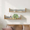 vidaXL Wall Shelf 2 pcs Artisan oak 60 x 16 x 14 cm Engineered Wood