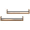 vidaXL Wall Shelf 2 pcs Old wood 80 x 16 x 14 cm Engineered Wood