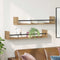 vidaXL Wall Shelf 2 pcs Artisan oak 80 x 16 x 14 cm Engineered Wood