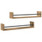 vidaXL Wall Shelf 2 pcs Artisan oak 80 x 16 x 14 cm Engineered Wood