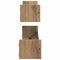 vidaXL Wall Shelf 2 pcs Artisan oak 80 x 16 x 14 cm Engineered Wood