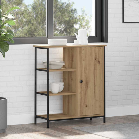 vidaXL Sideboard Artisan oak 70 x 30 x 80 cm Engineered wood