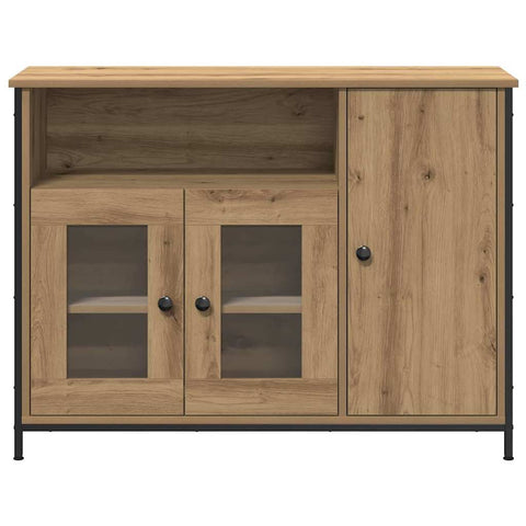 vidaXL Sideboard Artisan Oak 100x35x75 cm Engineered Wood