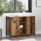 vidaXL Sideboard Old Wood 100x35x70 cm Engineered Wood and Steel