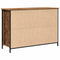 vidaXL Sideboard Old Wood 100x35x70 cm Engineered Wood and Steel