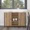 vidaXL Sideboard Artisan Oak 100x35x70 cm Engineered Wood and Steel
