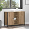 vidaXL Sideboard Artisan Oak 100x35x70 cm Engineered Wood and Steel