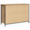 vidaXL Sideboard Artisan Oak 100x35x70 cm Engineered Wood and Steel