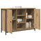 vidaXL Sideboard Artisan Oak 100x35x70 cm Engineered Wood and Steel
