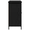 vidaXL Sideboard Black Oak 100x35x70 cm Engineered Wood and Steel