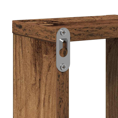 vidaXL Wall Shelf Old Wood 104,5x10x43 cm Engineered Wood