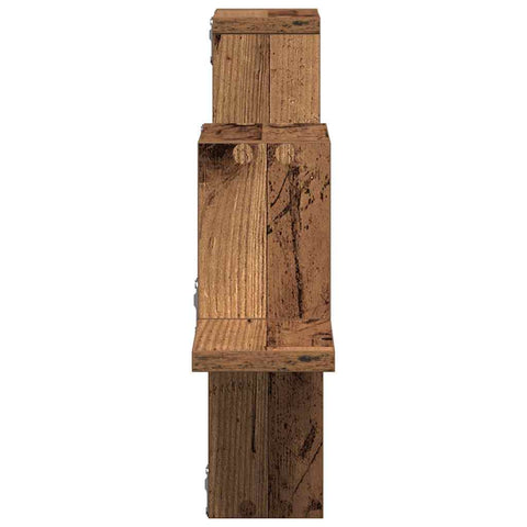 vidaXL Wall Shelf Old Wood 104,5x10x43 cm Engineered Wood