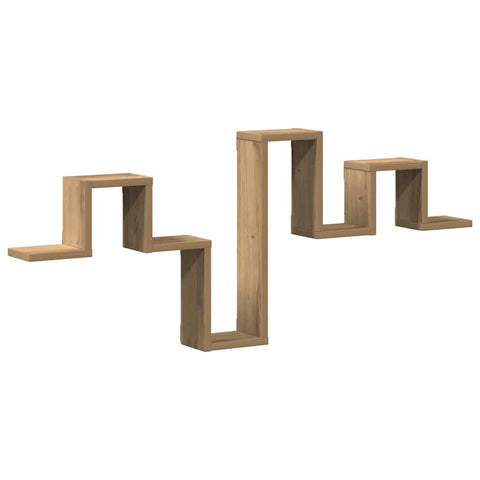 vidaXL Wall Shelf Artisan Oak 104,5x10x43 cm Engineered Wood