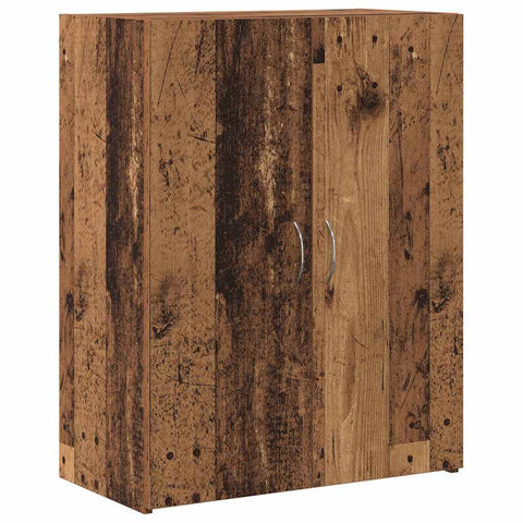 vidaXL Office Cabinet Old Wood 60 x 32 x 77.5 cm - Engineered Wood