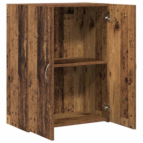 vidaXL Office Cabinet Old Wood 60 x 32 x 77.5 cm - Engineered Wood
