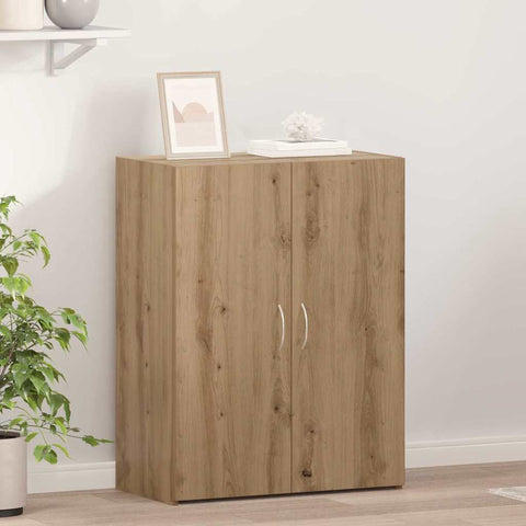 vidaXL Office Cabinet - Artisan Oak - 60 x 32 x 77.5 cm - Engineered Wood