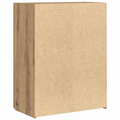 vidaXL Office Cabinet - Artisan Oak - 60 x 32 x 77.5 cm - Engineered Wood