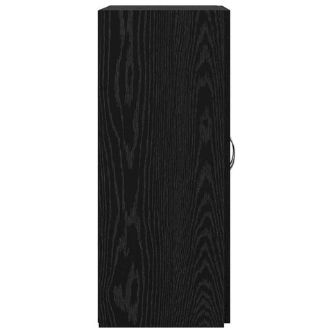 vidaXL Office Cabinet - Black Oak, 60 x 32 x 77.5 cm, Engineered Wood
