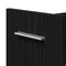 vidaXL Rolling Cabinet Black Oak 60x22x79 cm Engineered Wood