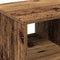 vidaXL Side Table with Wheels - Old Wood, 50x30x55 cm, Engineered Wood
