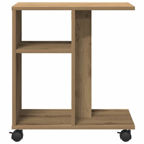 vidaXL Side Table Artisan oak 50 x 30 x 55 cm Engineered Wood