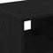 vidaXL Rolling Side Table Black Oak 50x30x55 cm Made of Engineered Wood