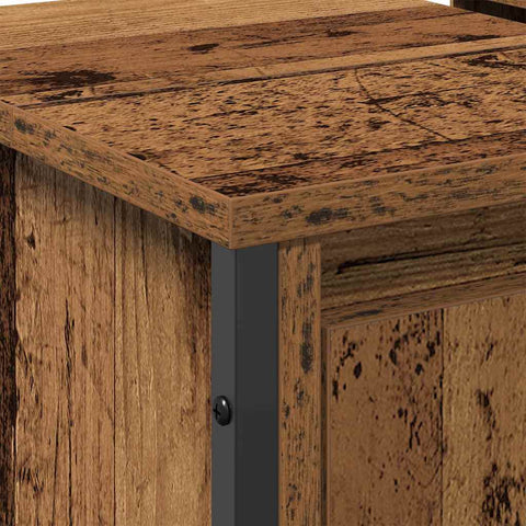 vidaXL Sink Cabinet with Door Old Wood 60 x 35 x 60 cm Engineered wood