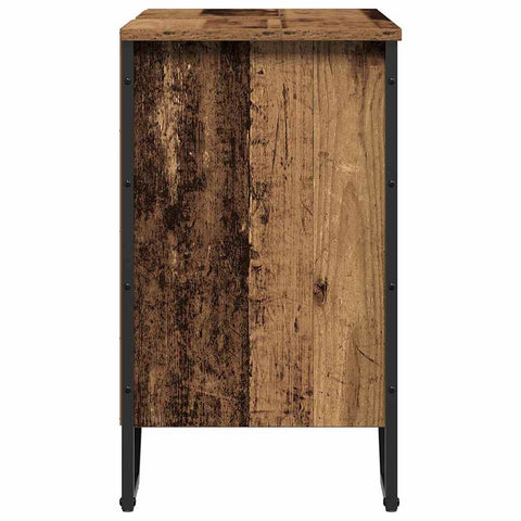 vidaXL Sink Cabinet with Door Old Wood 60 x 35 x 60 cm Engineered wood