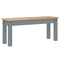 vidaXL 3 Piece Dining Set Panama Grey Solid Wood Pine