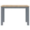 vidaXL 3 Piece Dining Set Panama Grey Solid Wood Pine