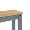 vidaXL 3 Piece Dining Set Panama Grey Solid Wood Pine