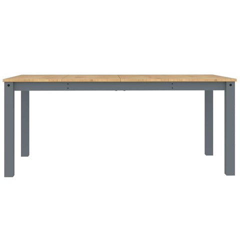 vidaXL 5 Piece Dining Set Panama Grey Solid Wood Pine
