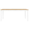 vidaXL 7 Piece Dining Set Panama White Solid Wood Pine