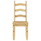 vidaXL 3 Piece Dining Set Panama Solid Wood Pine