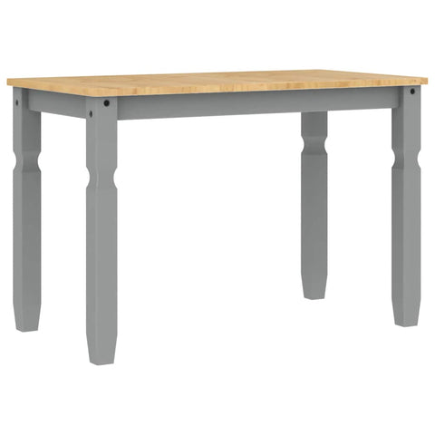 vidaXL 5 Piece Dining Set Panama Grey Solid Wood Pine